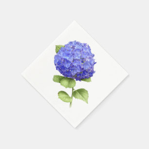 Servilleta De Papel Hydrangea azul