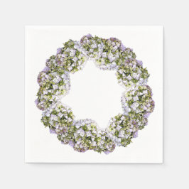 Servilleta De Papel Hydrangea Wreath