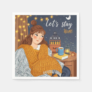 Servilleta De Papel Hygge Cosy Candlelight Night Celebration