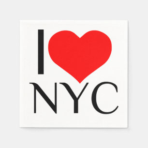 SERVILLETA DE PAPEL I HEART NYC