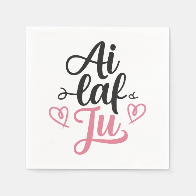 Servilleta De Papel i laf ju (Anverso)