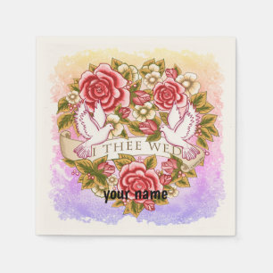 Servilleta De Papel I Las servilletas boda Wed