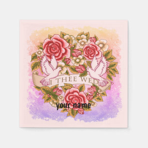 Servilleta De Papel I Las servilletas boda Wed