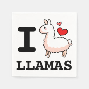 Servilleta De Papel I Llama Llamas