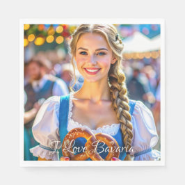 SERVILLETA DE PAPEL I LOVE BAVARIA