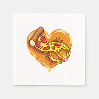 Servilleta De Papel I Love Pizza