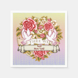 Servilleta De Papel I Thed Boda