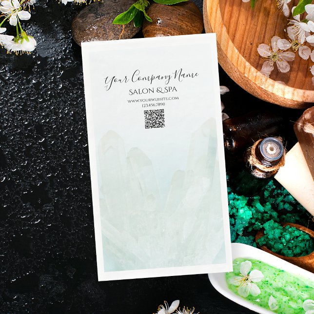 Servilleta De Papel Ice Blue Crystals Salon Spa Papel Toallas Invitada (Subido por el creador)