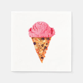 Servilleta De Papel Ice Cream Pizza