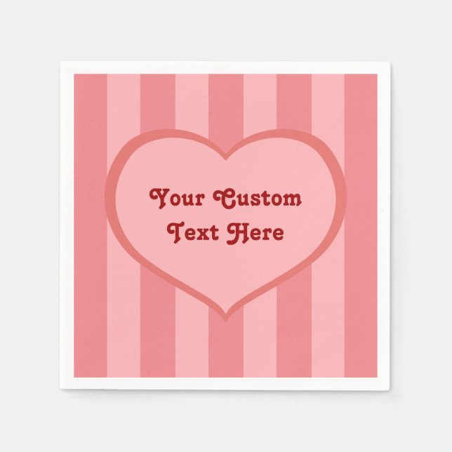 Servilleta De Papel Icono de corazón plano (Anverso)