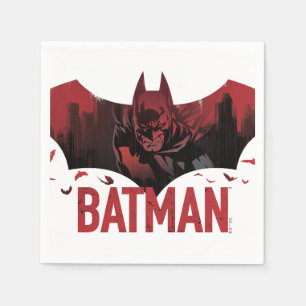 Servilleta De Papel Icono de Gotham Carmesí de Batman