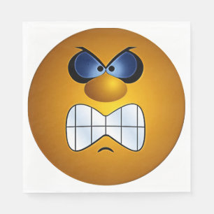 Servilleta De Papel icono - Estoy muy enojado -