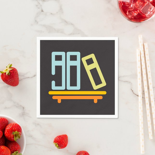 Servilleta De Papel Icono gráfico de biblioteca minimalista (Subido por el creador)