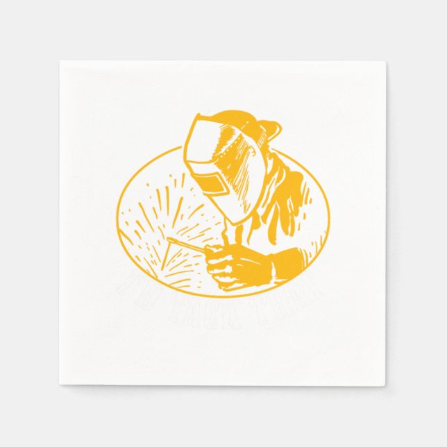 Servilleta De Papel ID Tack That Welder Weled (Anverso)