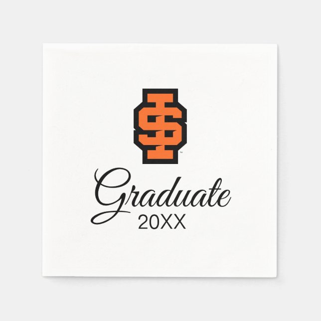 Servilleta De Papel Idaho State University Bold Bengala Logo (Anverso)