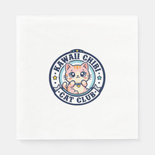 Servilleta De Papel Idea de regalo de mamá gata Kawaii Chibi - Kawaii