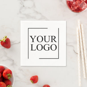 Servilleta De Papel Idea Personalizado Boda personalizada Añadir logot