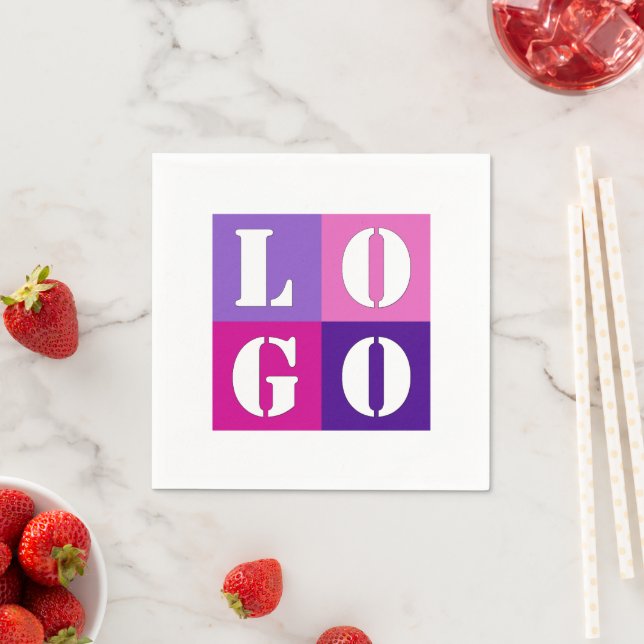 Servilleta De Papel Idea Personalizado Boda simple y elegante (In situ)