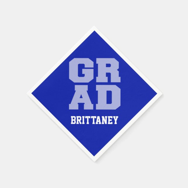 Servilleta De Papel Ideas de graduación personalizadas (Borde)