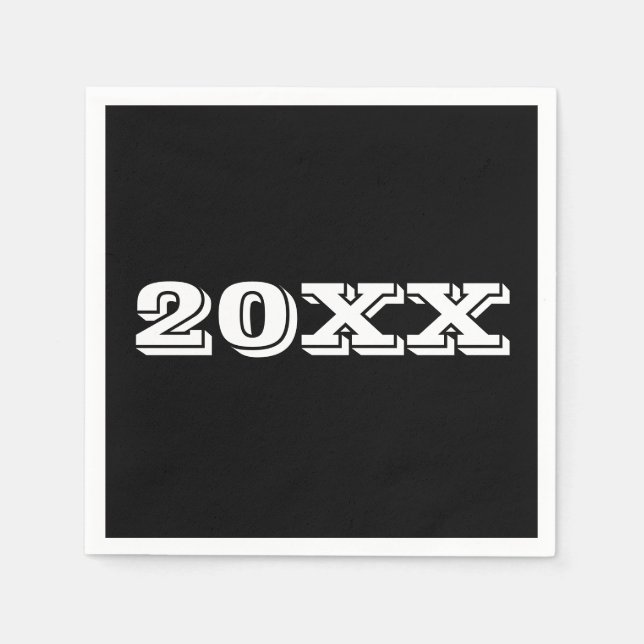 Servilleta De Papel Ideas de partido de graduación (Anverso)