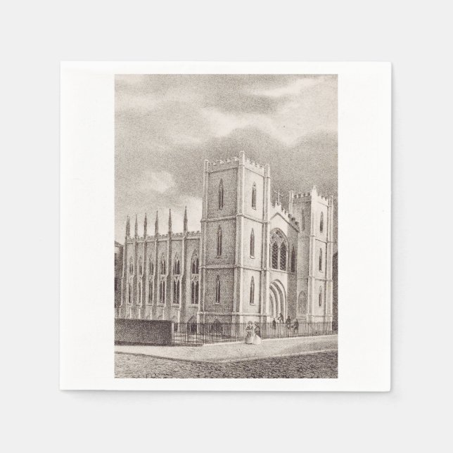 Servilleta De Papel Iglesia cristiana medieval (Anverso)