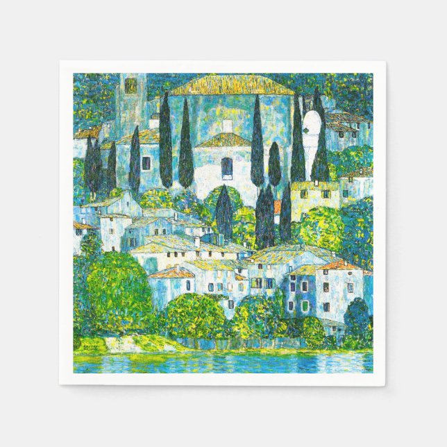 Servilleta De Papel Iglesia de Cassone Gustav Klimt (Anverso)