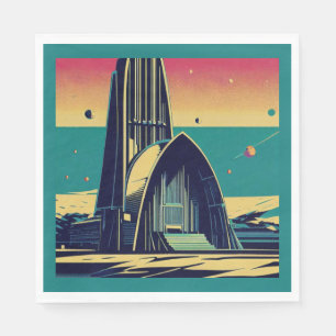 Servilleta De Papel Iglesia Futurista de SF 3