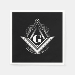 Servilleta De Papel Iluminati Masonic Conspiration Triangle Pyramid Gi