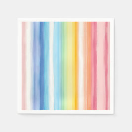 Servilleta De Papel Ilustración arcoiris