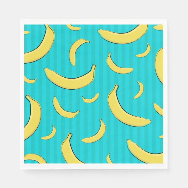 Servilleta De Papel Ilustracion bananero (Anverso)