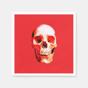 Servilleta De Papel Ilustracion de arte pop Skull