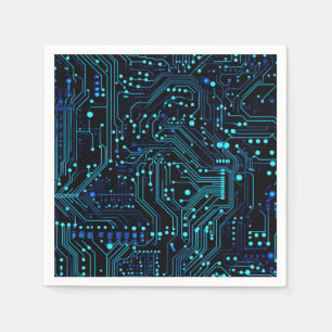 Servilleta De Papel Ilustracion de diseño de placa de circuito