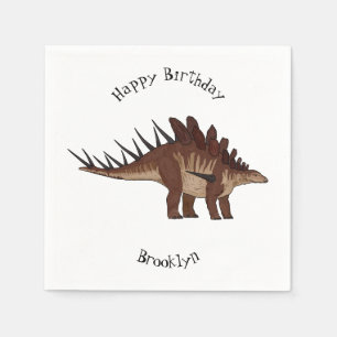 Servilleta De Papel ilustración de Kentrosaurus de dibujos animados