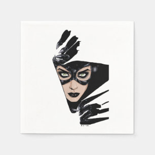 Servilleta De Papel Ilustración de la portada de Catwoman: Las garras