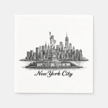 Ilustración de línea del horizonte de la ciudad de