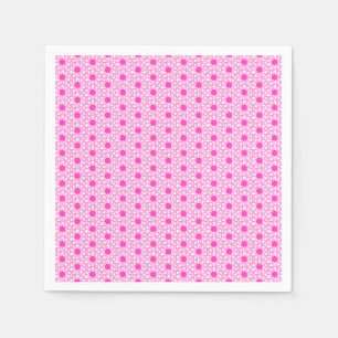 Servilleta De Papel Ilustración de margarita rosa