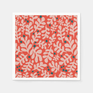 Servilleta De Papel Ilustracion de Navidades de mano sorda