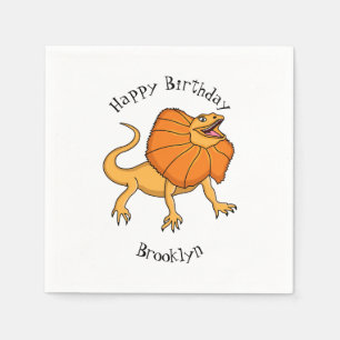 Servilleta De Papel ilustracion de personalizado naranja