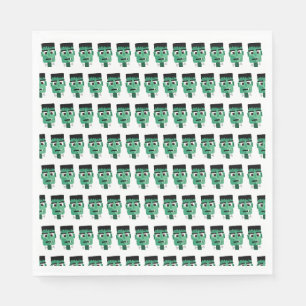 Servilleta De Papel Ilustración del Monstruo de Frankenstein