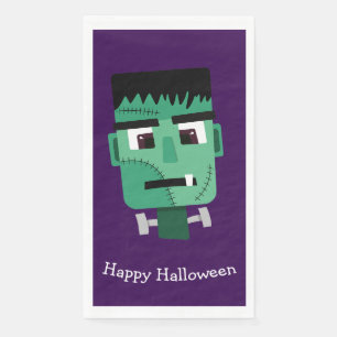 Servilleta De Papel Ilustración del Monstruo de Frankenstein