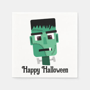 Servilleta De Papel Ilustración del Monstruo de Frankenstein