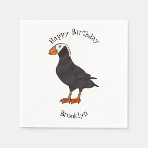 Servilleta De Papel Ilustracion del personalizado de pajarito