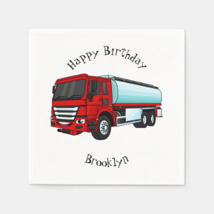 Servilleta De Papel Ilustracion del personalizado de transporte de com