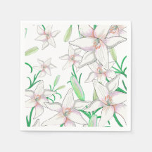 Ilustracion Lirio Blanco