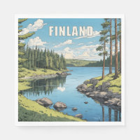Ilustracion Natural de Finlandia