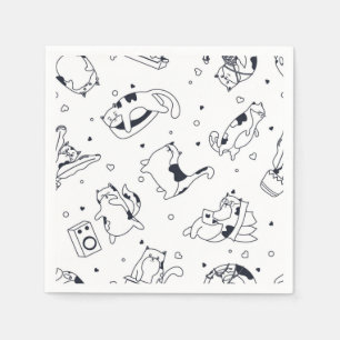Servilleta De Papel ilustracion personalizado