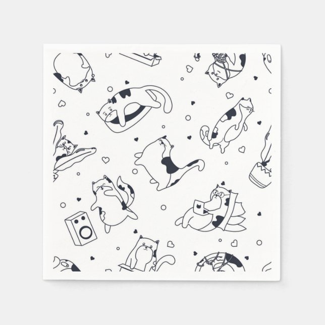 Servilleta De Papel ilustracion personalizado (Anverso)