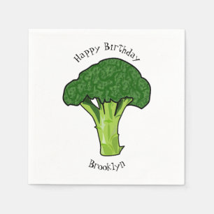 Servilleta De Papel Ilustracion personalizado de Broccoli