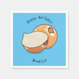Servilleta De Papel Ilustracion personalizado de cebolla