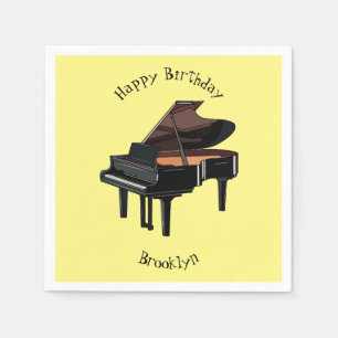 Servilleta De Papel Ilustracion personalizado de piano